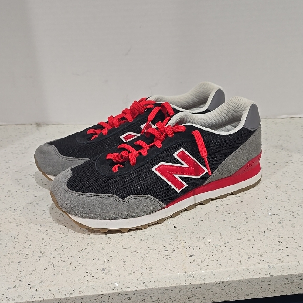 New Balance Black and Red Sneakers